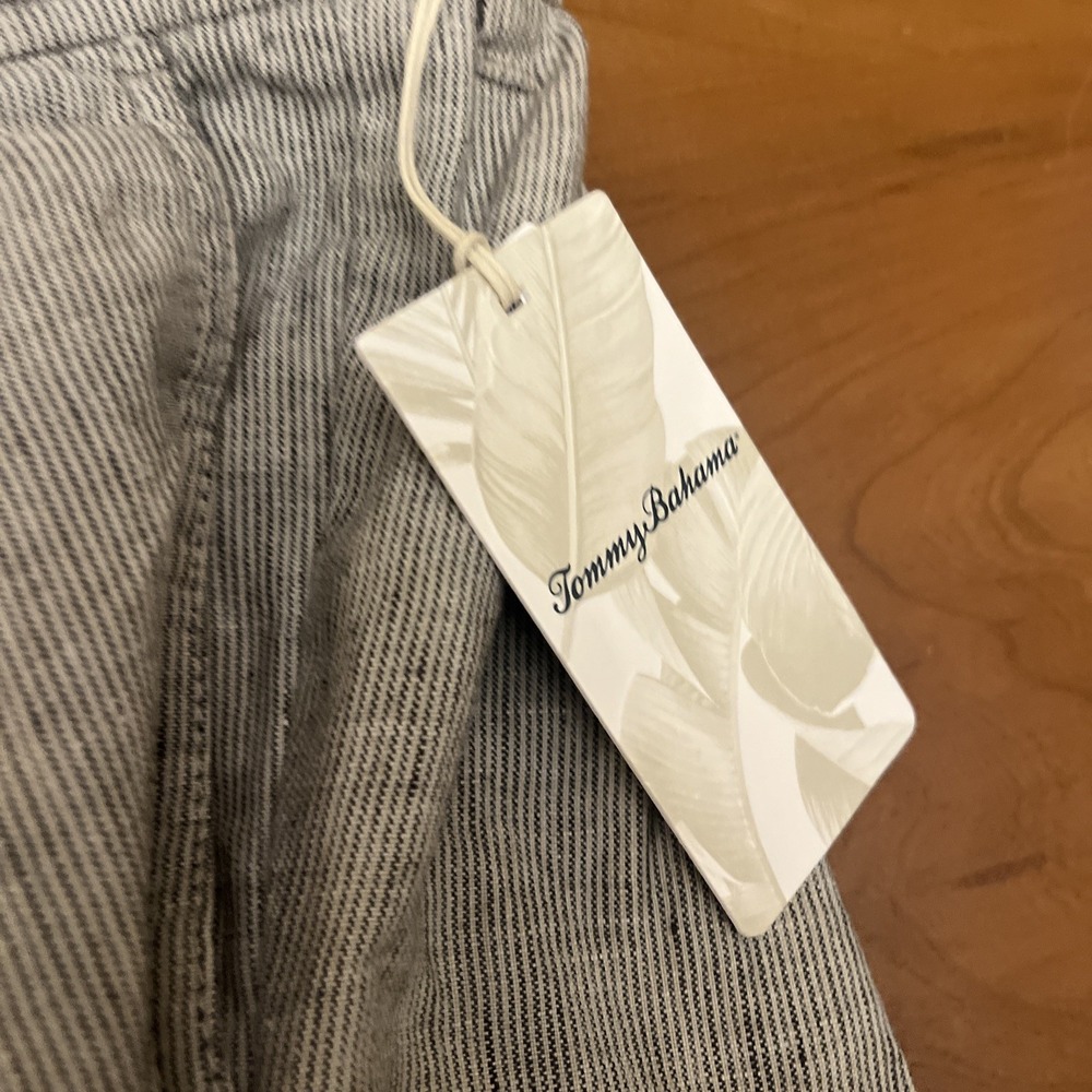 Tommy Bahama NWT Big And Tall 5XLB Island Sands Stripe Pants Linen Blend - Picture 2 of 10